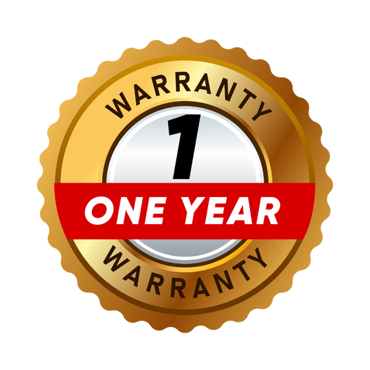 1 Year Warranty